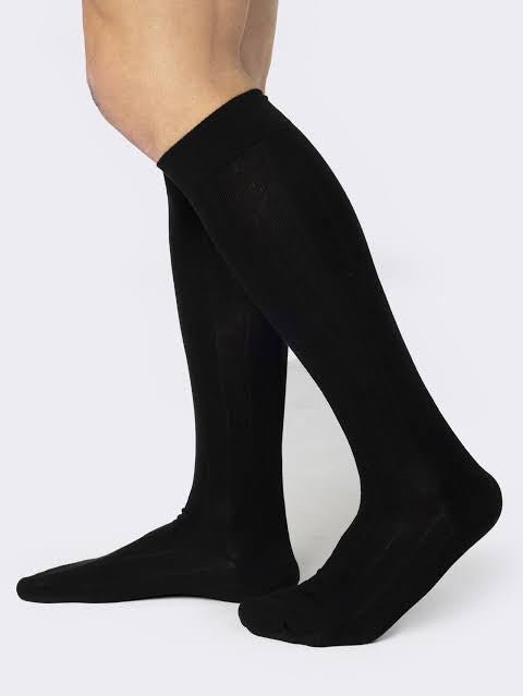 All Black Long Socks (1 Dozen)