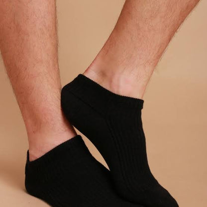All Black Ankle Socks (1 Dozen)