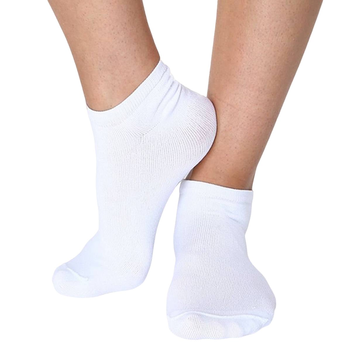 All White Ankle Socks (1Dozen)