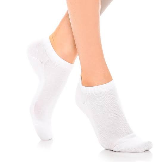All White Ankle Socks (1Dozen)