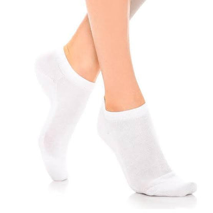 All White Ankle Socks (1Dozen)